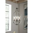 thumbnail image 6 of Progress Lighting Lassiter 3-Light Foyer Brushed Nickel Pendant with Clear Glass Shades, 6 of 6