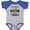Baseball Heather and Royal, variant on Inktastic My Daddy is a Doctor and a Hero Boys or Girls Baby Bodysuit