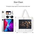 thumbnail image 3 of Salouo Elegant Golden Blue Ornaments for Plush Underarm Bag,Soft Tote Bag Ladies Fluffy Shoulder Bag Women Furry Tote Bag Plush Handbag for Autumn and Winter, 3 of 7