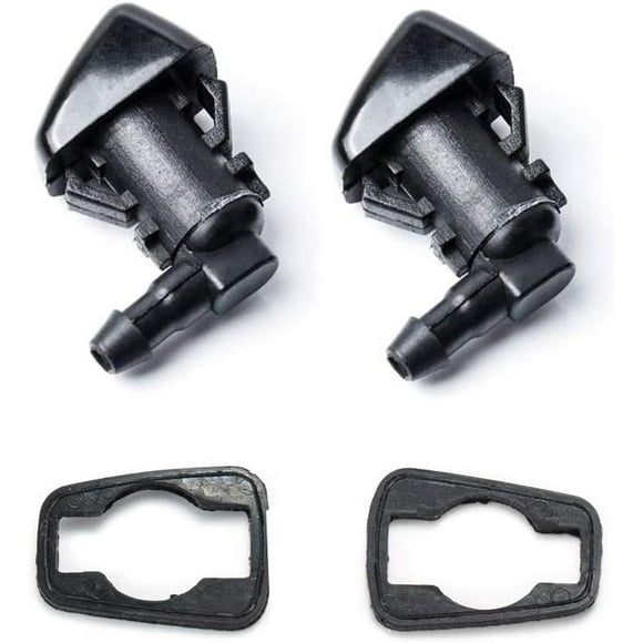 Buses de Lave-Glace avant pour 2008-2012 Jeep Liberty 06-10 Jeep Commander 07-11 Dodge Nitro Remplace OEM 55157319AA, 4806312AA, Kit de Pulvérisation (Lot de 2)