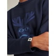 thumbnail image 4 of Bonobos Fielder Men's and Big Men's Fleece Graphic Crewneck Sweatshirt, Up to Size 3XL, 4 of 7