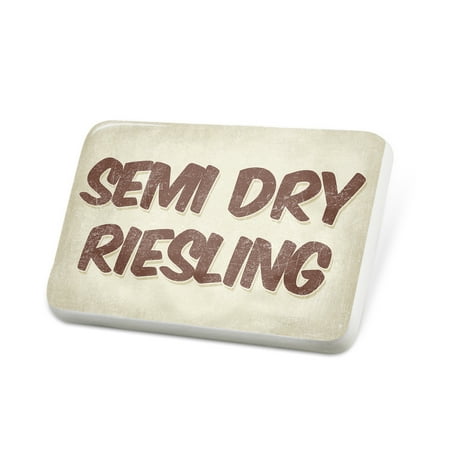 - Porcelein Pin Semi Dry Riesling Wine, Vintage style Lapel Badge – NEONBLOND