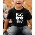 thumbnail image 4 of Big Bro Sunglasses New Sibling Announcement T-Shirts and Raglans Black Shirt Youth Large, 4 of 5