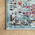 thumbnail image 5 of nuLOOM Veronica Vintage Distressed Runner Rug, 2' 6" x 10', Aqua, 5 of 8
