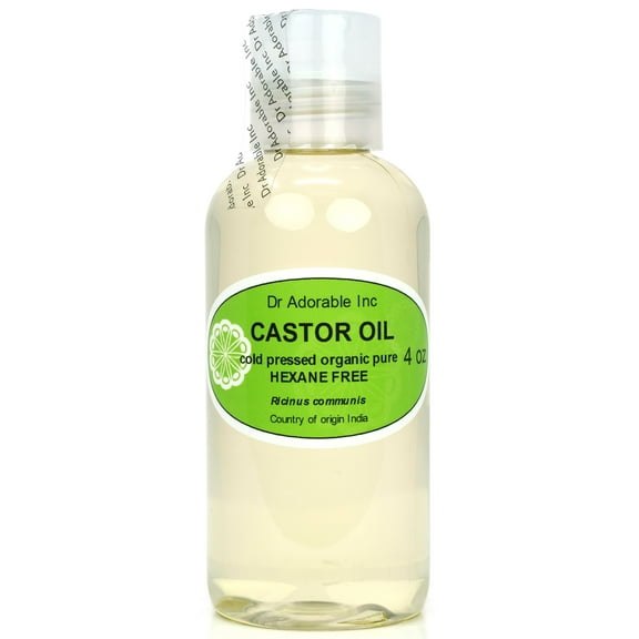 Dr Adorable - 4 oz - Castor Oil - 100% Pure
Organic Cold Pressed Natural Hair Skin