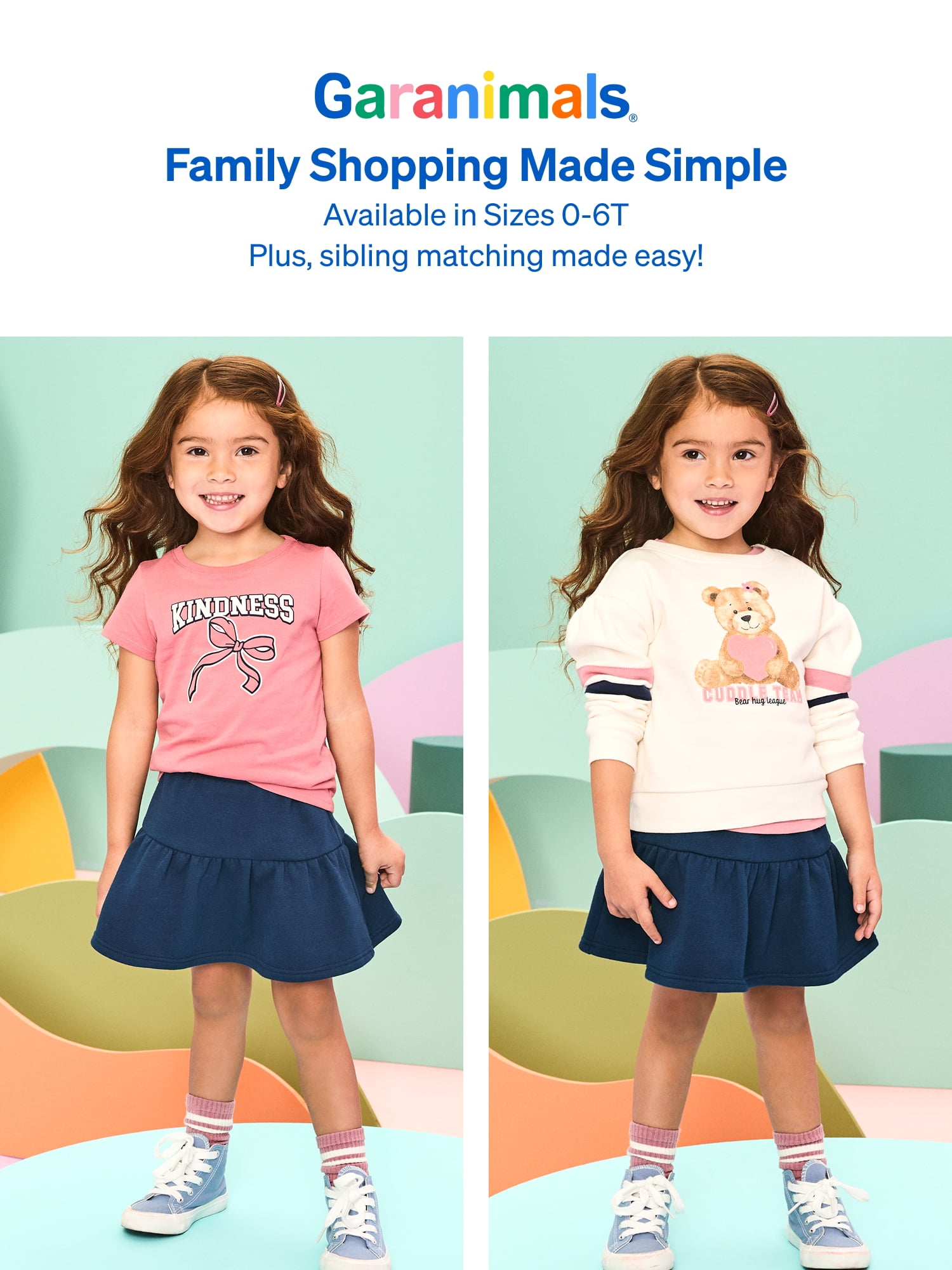 Garanimals Baby & Toddler Girl 3-Piece Outfit Set, Sizes 0-6T