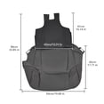 thumbnail image 2 of ALLTIMES Car Drivers Seat Bottom Cloth Cover for Nissan Frontier 2005-2019, 2 of 11