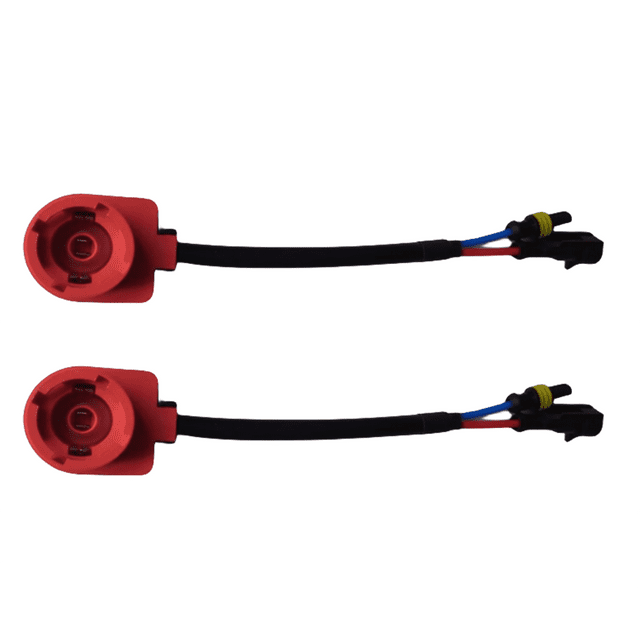 2Pcs Replacement HID Xenon Bulb Adapters Wire Harness for D2S D2R D4S D4R, Easy Installation, 120g