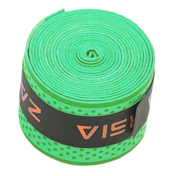 Cinta para raqueta de bádminton de alto rendimiento que absorbe el sudor, suave banda deportiva para el sudor Verde