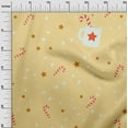 thumbnail image 3 of oneOone Cotton Jersey Yellow Fabric Christmas Quilting Supplies Print Sewing Fabric By The Yard 58 Inch Wide, 3 of 4