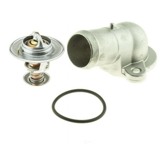 Engine Coolant Thermostat Housing Assembly - Compatible with 2001 - 2008 Mercury Grand Marquis 4.6L V8 2002 2003 2004 2005 2006 2007