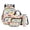 Beige-Dinosaur Bone, variant on Kuiaobaty 4 Pcs Backpack and Lunch Box Set for Girls Multi Pockets Daypack with Water Bottle Holder Lightweight Backpack and Pencil Bags Set for School, Giraffe Flower Print