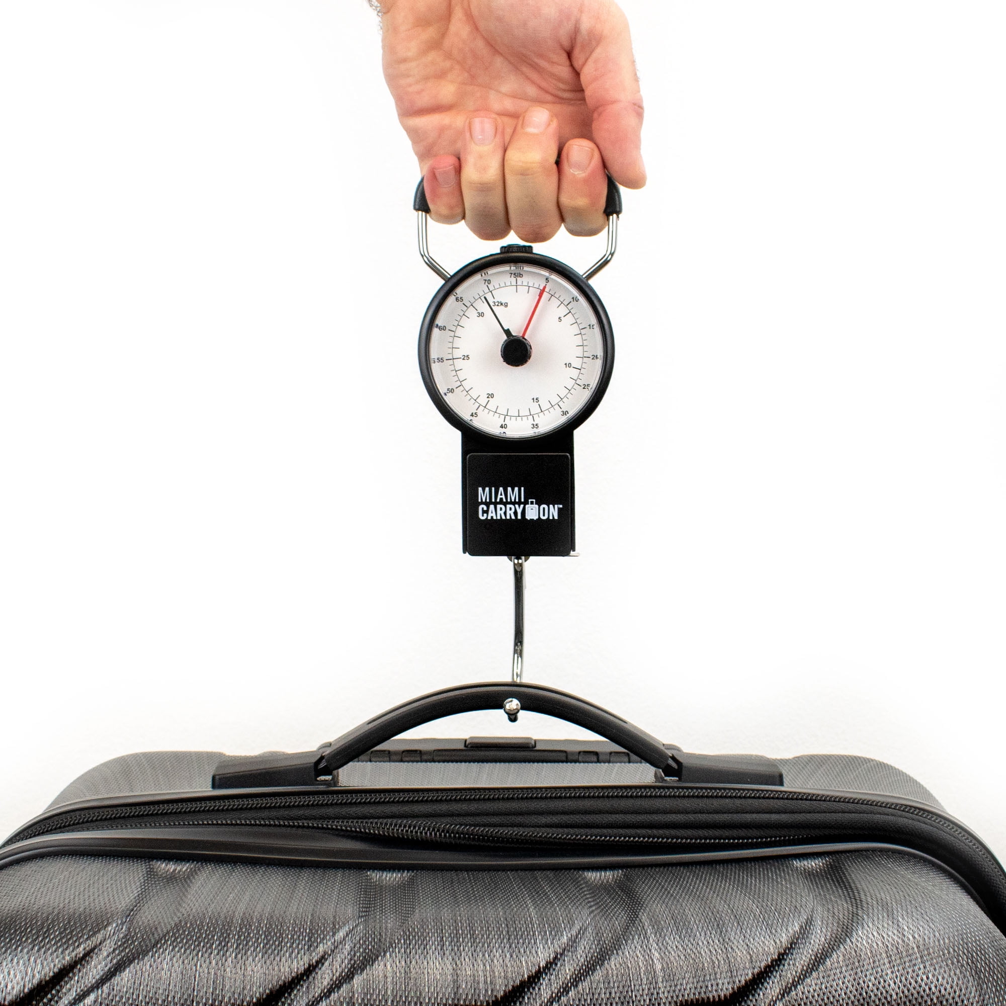 Luggage Scale, 75 lb. Black