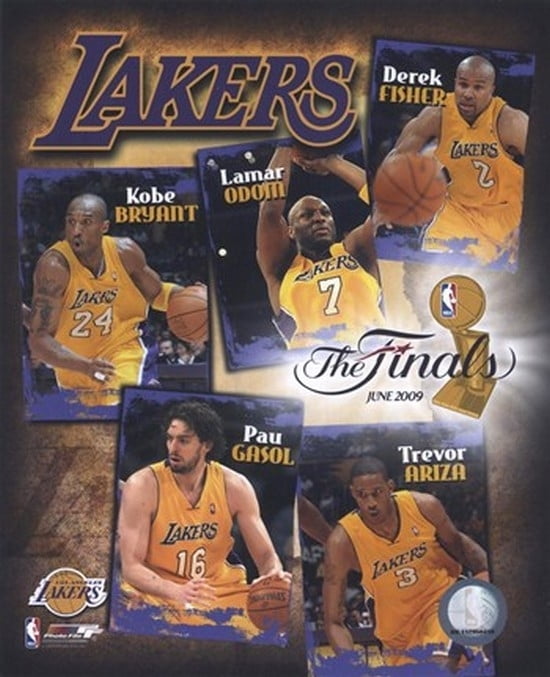 2009 Finals Lakers "Big 5" Sports Photo Item VARPFSAALJ151