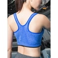 thumbnail image 3 of LELINTA Women's Sports Bra High Impact Support Mesh Racerback Workout Bras with Removable Pads Yoga Bras, 3 of 6