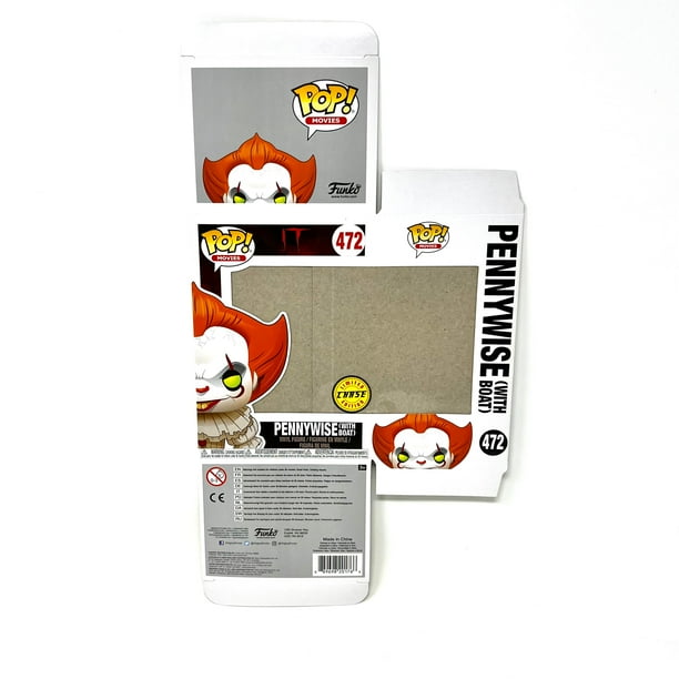 Funko Pop Replacement Empty Box Only - It Pennywise With Boat Chase 472 - Walmart.com