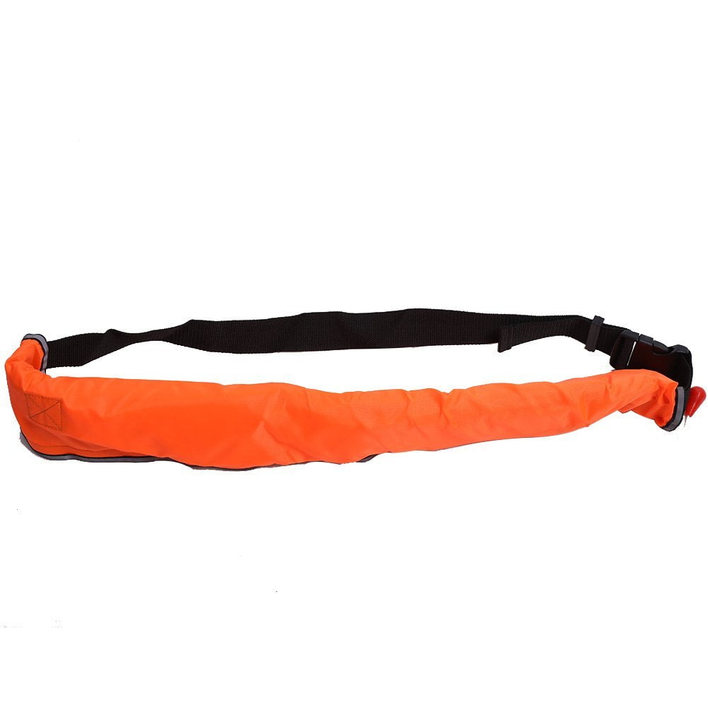Adjustable Inflatable Life Jacket Belt With Reflective Tapes and