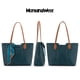 thumbnail image 3 of Montana West - Bolsas de mano grandes con asa superior para mujer, Tres chocolates, 3 of 5
