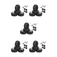 thumbnail image 1 of Transemion Front Rear Buggy Tires 1:10 Car Crawler Parts Glued Accessories DIY for HSP Black 5Set, 1 of 6