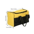 thumbnail image 2 of LABSERRON 1Set Tool Bag Small Yellow For On-site Repairs 14.15X9.43X8.25In, 2 of 8