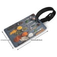 thumbnail image 2 of Kdxio Various Herbs And Spices In Spoons Luggage Tags Privacy Cover ID Label Suitcase Tags Identifiers For School Bags,Suitcases, 2 of 7
