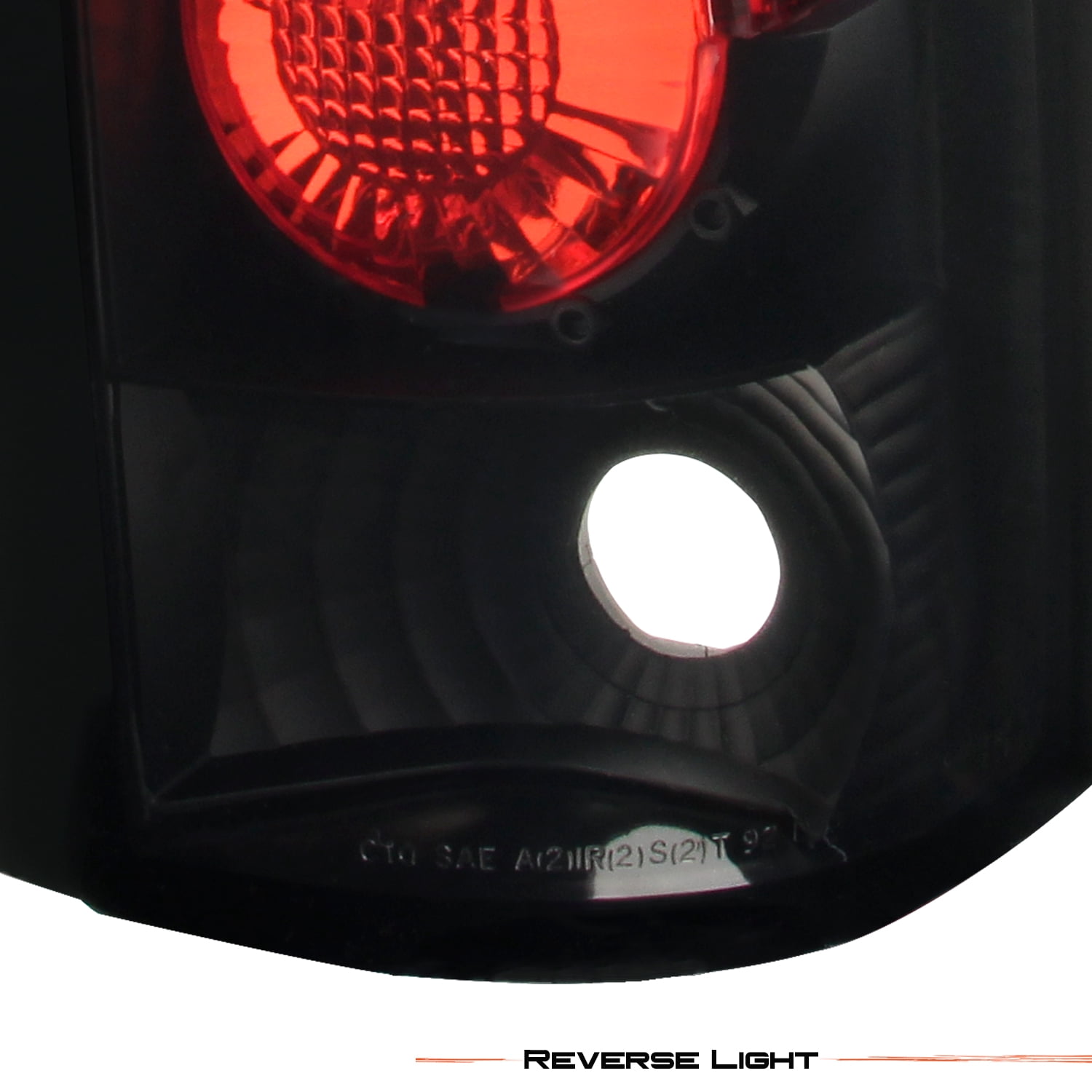 AKKON - For C/K 10 Sierra Jimmy Blazer Suburban Yukon Tahoe Escalade Denali Black Smoked Tail Light Signal Brake Lamps