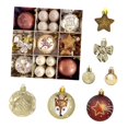 thumbnail image 4 of 35 piezas de adornos navideños colgantes, bolas de Navidad, adornos, regalos Champán, 4 of 9