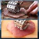 thumbnail image 4 of Meat Tenderizer Tool Roller Tenderizer - Stainless Steel Loose Meat Hammer, Meat Tenderizer Mallet Dishwasher Safe for Steak, Pork, Beef, Chicken, Lam, 4 of 5