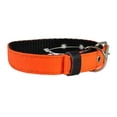 thumbnail image 2 of Double Thick Nylon Dog Collar Leather Enforced Metal Buckle Sized to Fit 9.5"-13" Neck, 3/4" Wide., 2 of 3