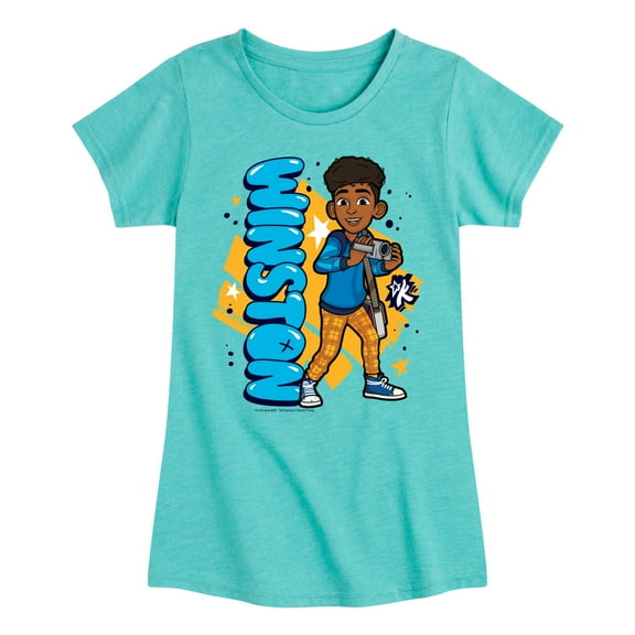 Karma's World - Winston - Airbrush Style - Toddler & Youth Girls Short Sleeve Graphic T-Shirt