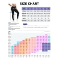 thumbnail image 5 of FLEXVIBE Womens High Waist Full Length Yoga Leggings Workout with Cargo Pockets,Burgundy,US Size L, 5 of 10