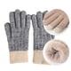 thumbnail image 3 of Guantes mágicos térmicos elásticos con pantalla táctil de invierno, tejidos de lana cálida y forrados con vellón grueso, 3 of 5