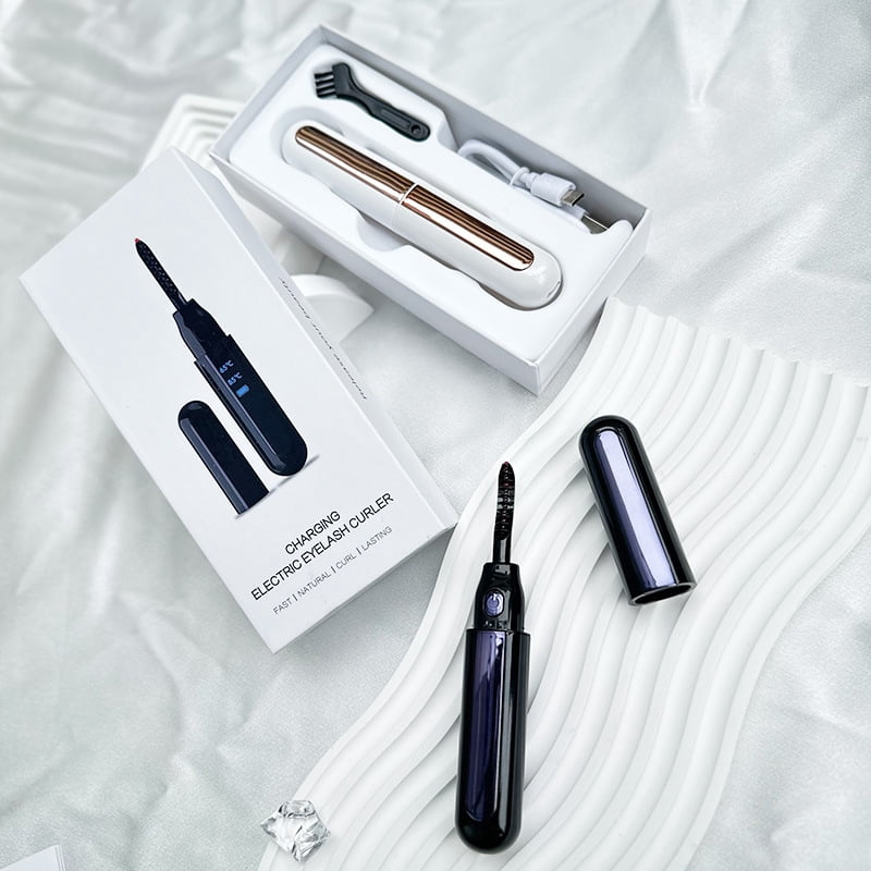 Dual-temperature control electric eyelash curler, 8-10 seconds fast curling |   Digital display, USB charging, does not damage eyelashes