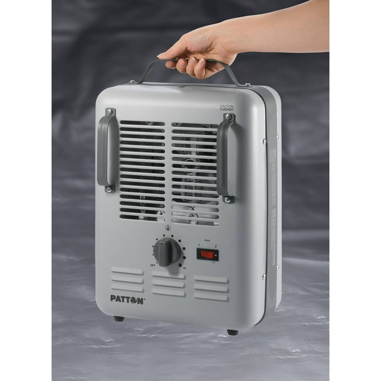 Patton Utility Heater, 7 7/10 x 10 3/10 x 14 3/5 Inches, Gray