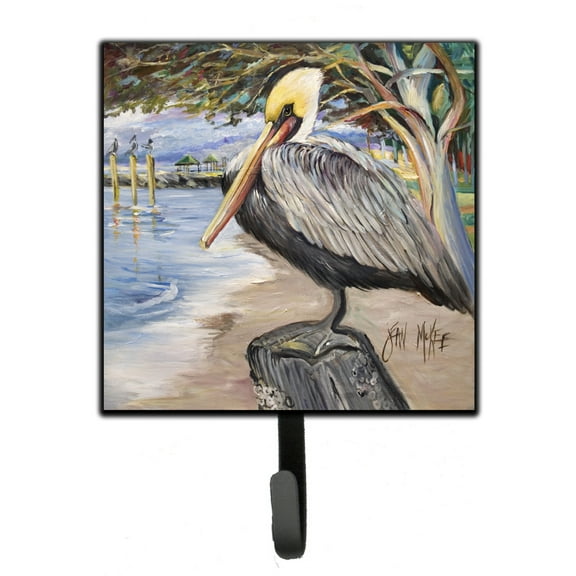 Carolines Treasures JMK1218SH4 Pelican Bay Leash or Key Holder 7Hx4.25W multicolor