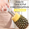 thumbnail image 4 of Sacacorazones de Piña Newness con Hoja de Acero Inoxidable Reforzada, 4 of 6