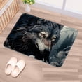thumbnail image 5 of Wolf Non-Slip Polyester Floor Carpet Door Rugs - Machine Washable Kitchen Rug, 5 of 6