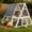 white/grey, variant on Wooden Tiny Chicken Coop,Mini Duck Hutch with Brooder Cage Wire Mesh for Indoor Outdoor Use,Brown