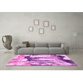 thumbnail image 3 of Ahgly Company Indoor Rectangle Abstract Pink Modern Area Rugs, 4' x 6', 3 of 4