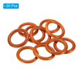 thumbnail image 3 of Uxcell 60mm Natural Wooden Rings, 20 Pack Wood Ring Round Linking Rings Wood Loop Circle for Craft, Brown, 3 of 6