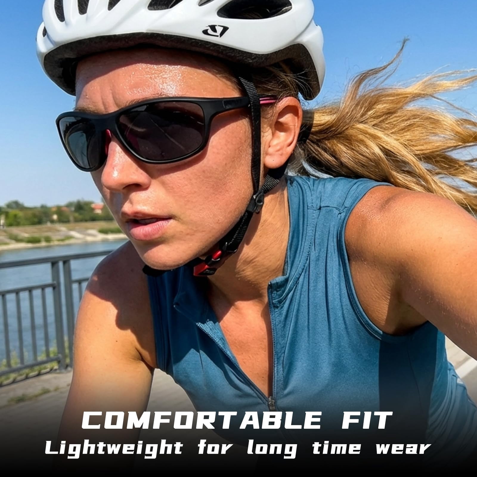 Myiaur Photochromic Sunglasses for Women Men, Polarized Sports Sun Glasses for Running Cycling Outdoor UV400 Protection