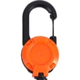 thumbnail image 2 of Llavero Retráctil Con Soporte para Tarjeta Identificación Cable Acero 24 Pulgadas () Naranja, 2 of 4