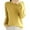 Yellow, variant on WTXUE Light Sweaters For Long Sleeve Crew Neck Lightweight Soft Knitted Pullover Knitted Blouse Loose Sweaters (Women's)