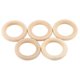 thumbnail image 2 of Anillo de madera natural, 20 piezas Anillos de madera natural Colgantes Anillos de madera Círculos Nuevos conectores redondos de bricolaje Accesorio para hacer joyas Sincero Hogar, 2 of 5