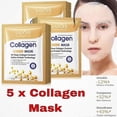 thumbnail image 1 of Collagen Face Mask Real Firming Deep Wrinkles Hydrating Overnight Facial Mask 5PCS, 1 of 4