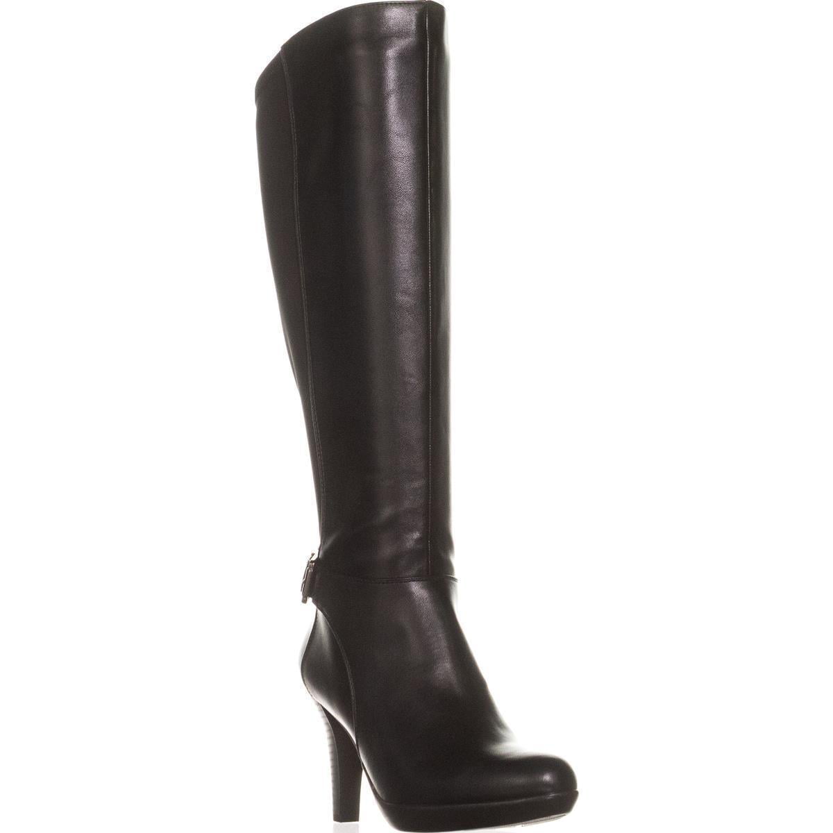Womens A35 Vennuss Wide Calf Platform Knee High Boots, Black, 5 US ...