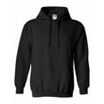 thumbnail image 2 of Unisex Gildan Plain Hoodie Heavy Blend Blank Hoodie Long Sleeve Sweatshirt Soft and Comfy Hoodie, Lightweight Hoodie Color Black Small, 2 of 3