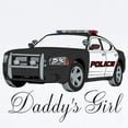 thumbnail image 2 of CafePress - Daddys Girl Police Car Infant Bodysuit Body Suit - Baby Light Bodysuit, Size Newborn - 24 Months, 2 of 4