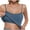 Blue, variant on Womens Tank Tops with Built in Bras Stretchy Ribbed Spaghetti Strap Racerback Fitted Padded Camisole Tops Basic Tanks