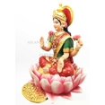 thumbnail image 2 of Pacific Trading Lakshmi Diosa Hindú En Estatua De Loto Escultura, 2 of 4